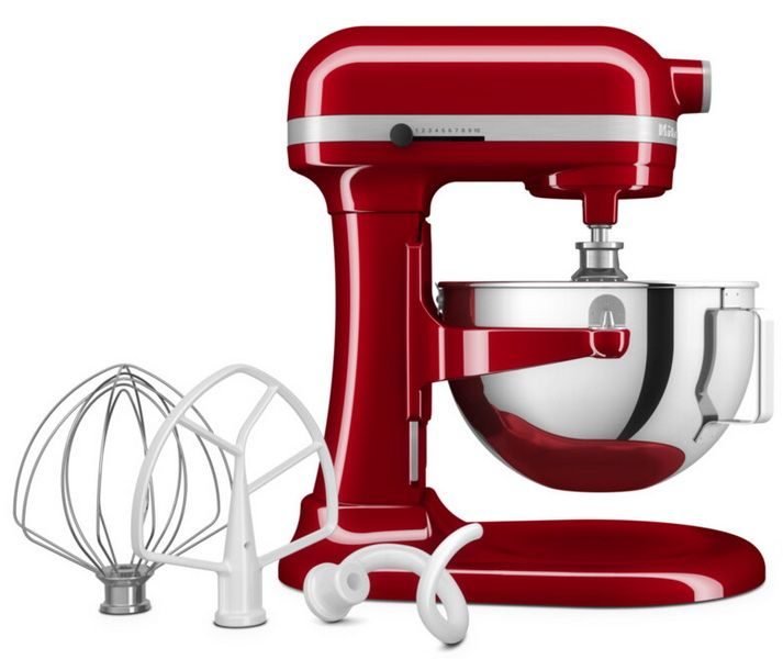 Фото Миксер планетарный настольный KitchenAid 5KSM55SXXEER красный 2