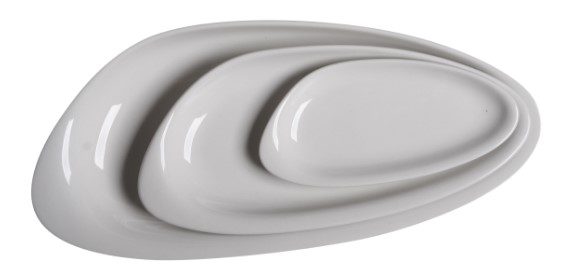 Фото Блюдо Cameo Pearl L 254 мм, B 120 мм, H 25 мм — арт. 713-T103 3