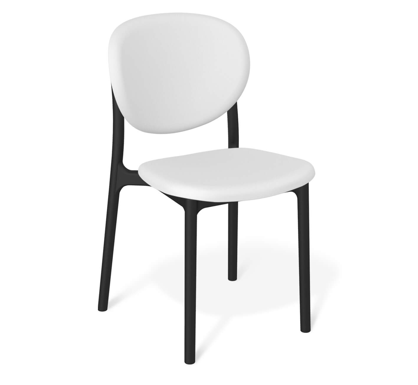 Стул Sheffilton SHT-S180 белый/чёрный