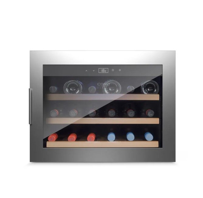 Фото Шкаф винный CASO — арт. WineSafe 18 EB Inox 1