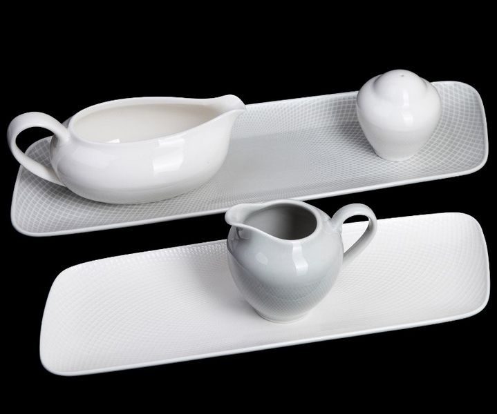 Фото Блюдо Corone Rosenthal L 300 мм, B 100 мм белое — арт. фк9959 13
