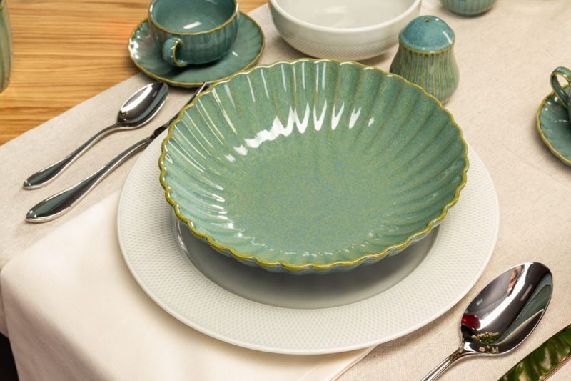 Фото Блюдце Corone Rosenthal D 130 мм голубое — арт. фк9922 12