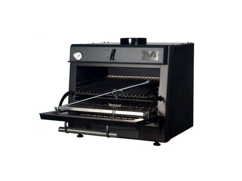 Фото Печь на твердом топливе (хоспер) Vortmax — арт. CHO 44 LUX Black 1