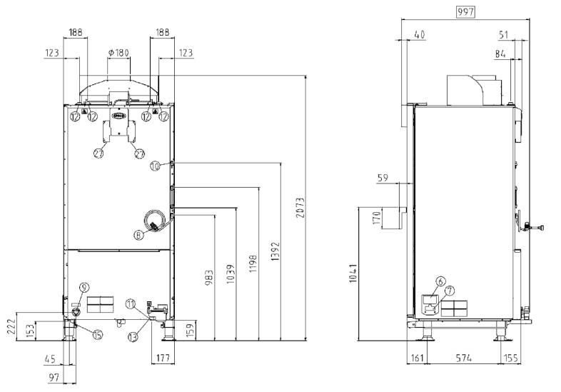 Фото Печь конвекционная газовая UNOX XBC 1015 EG 2