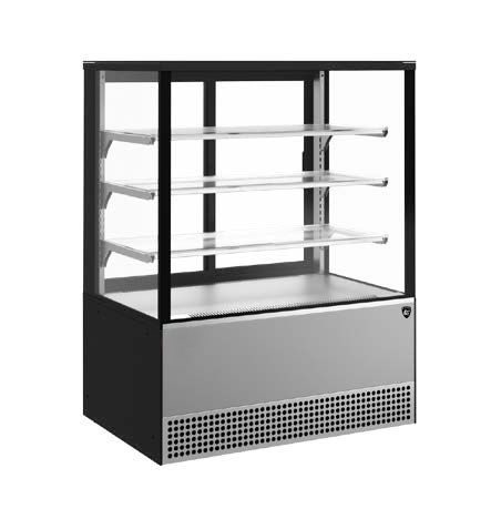 Витрина кондитерская Kayman KВК-950М серый матовый