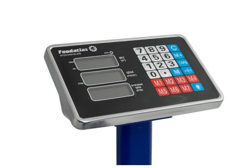 Фото Весы напольные Foodatlas ВТН-100 Eco 100кг/20гр — арт. 00-00001406 5