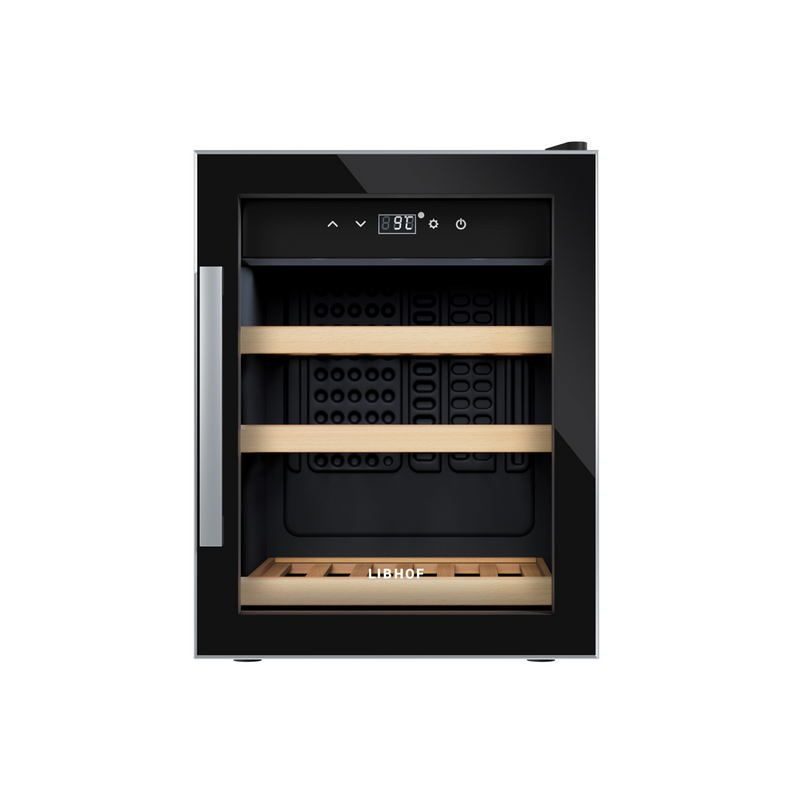 Фото Шкаф винный Libhof GQ-12 black — арт. libgq12b 1