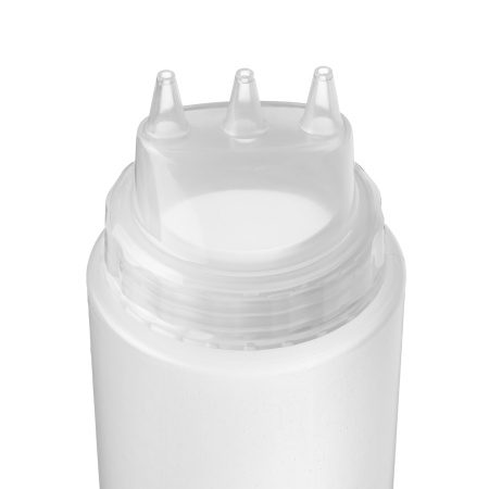 Фото Емкость для соуса Gastroplast 1000 мл, D 75 мм, H 290 мм, 3 носика, прозрачная артикул 79221 2