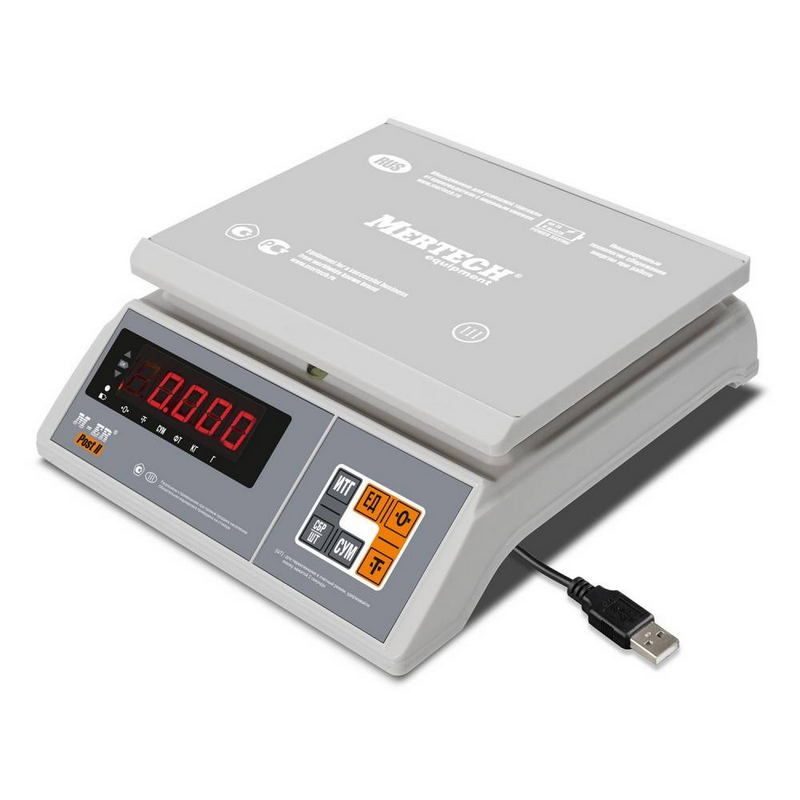 Весы MERTECH M-er 326 afu-6.01 LED USB-COM