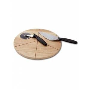 Доска для подачи пиццы d=30х2, 2 см бук Wood Wood