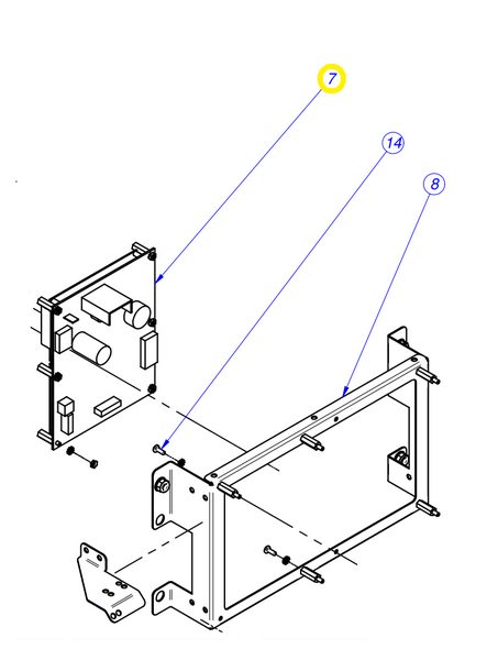 Панель индикации FAGOR P613006 машин серии LC