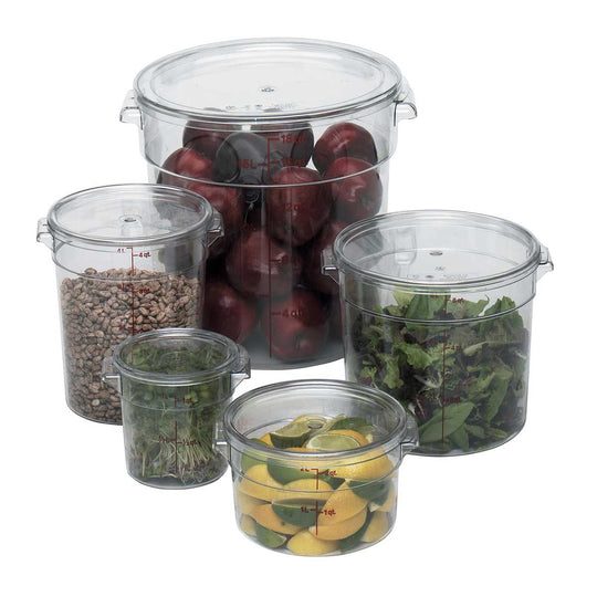 Фото Контейнер для хранения продуктов Cambro D 154 мм, 0,9 л, со шкалой, поликарбонат — арт. RFSCW1 135 1