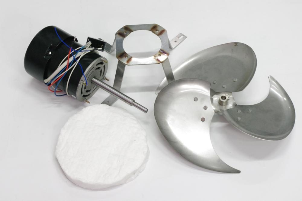 Мотор-двигатель вентилятора конвейерной, в сборе