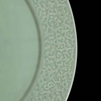 Фото Тарелка мелкая с бортами Corone Nori 8,25" D 210 мм, зеленый [LQ-QK15290-GRE] — арт. фк5617 3