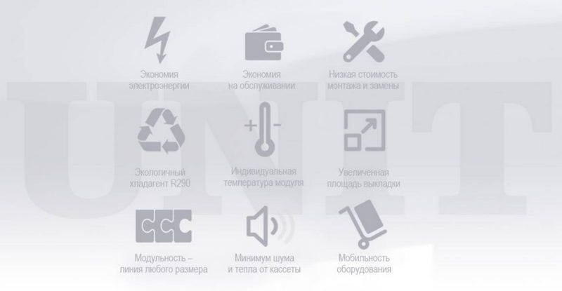 Фото Холодильная горка универсальная CRYSPI Unit 2
