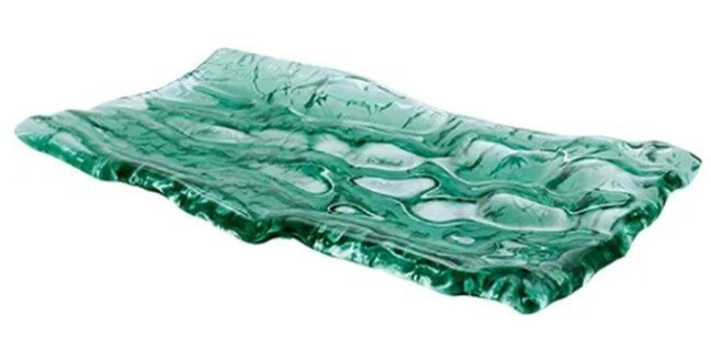 Блюдо PORDAMSA Mar зеленое мм артикул XGLAS-2815V
