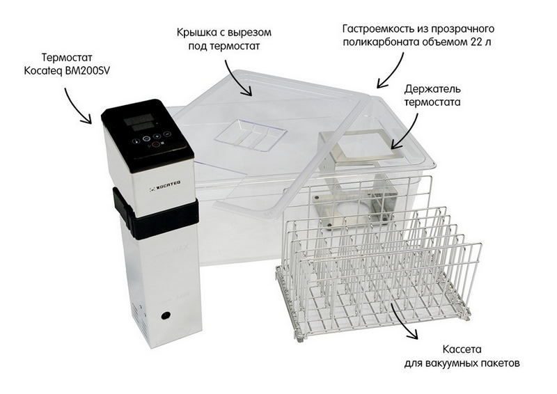 Фото Термостат погружной Kocateq BM 200 SV set 2
