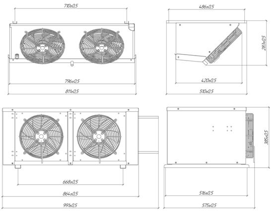 Фото Сплит-система Intercold Evolution LCM-210 FT (опция -10° С) 4