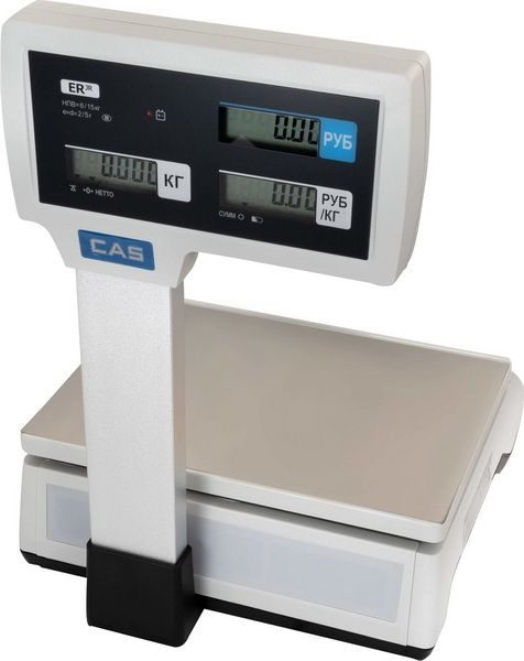 Фото Весы торговые CAS ER JR-15CBU black body 2