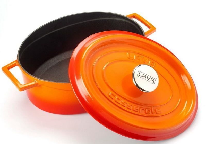 Фото Кастрюля LAVA TRENDY SERIES 4,67 л, L 360 мм, B 230 мм, H 120 мм оранжевая — арт. LV O TC 29 K2 O 1