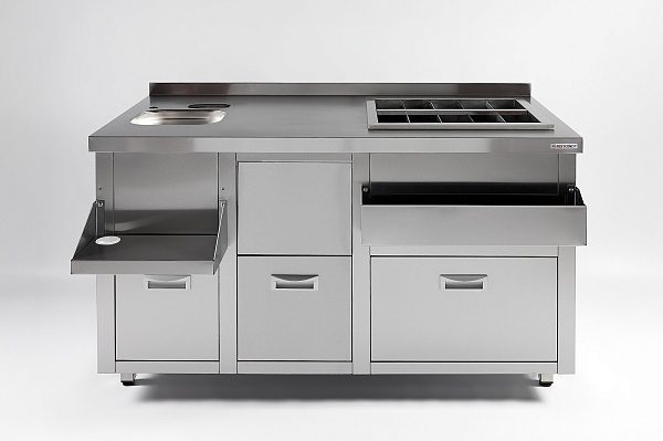 Фото Барная станция RESTOINOX с ящиками и вертушкой — арт. БСЗ1-15/6-05 1