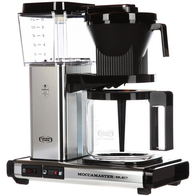 Кофеварка Moccamaster KBG Select серебро, 53970