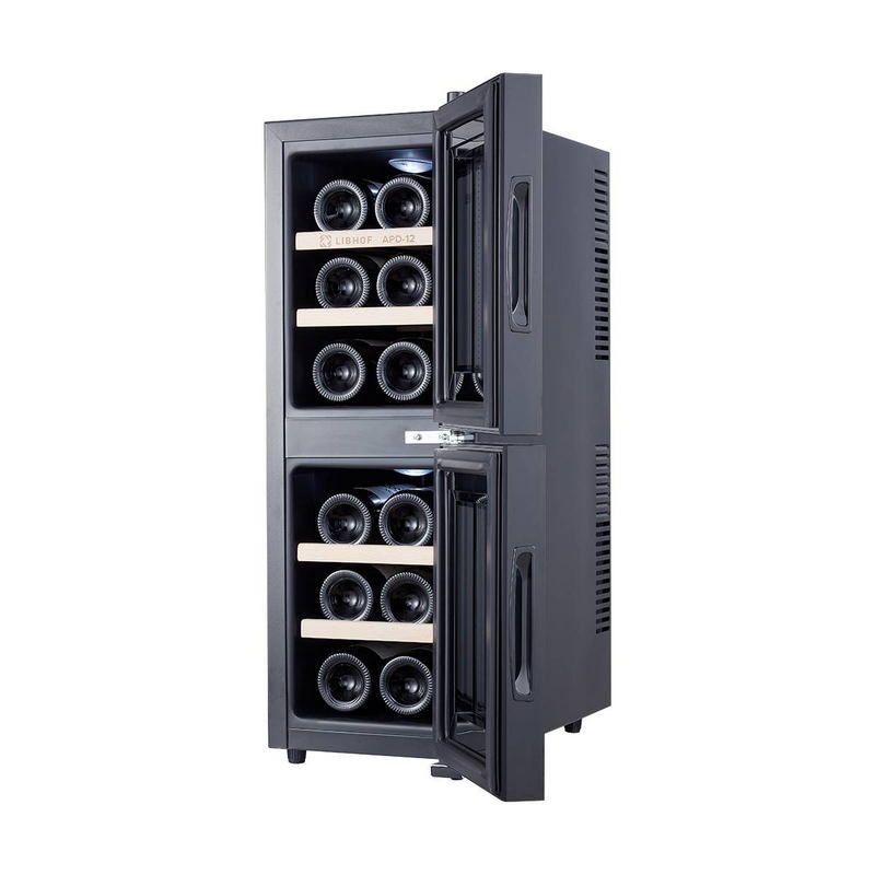 Фото Шкаф винный Libhof APD-12 black — арт. libapd12b 1