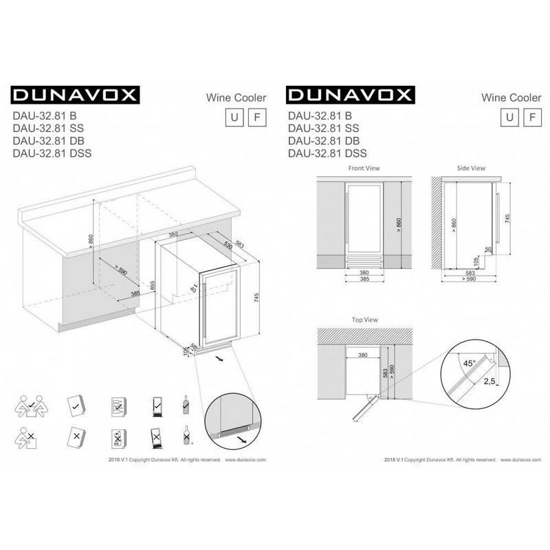 Фото Шкаф винный Dunavox DAU-32.81DB 4