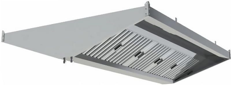 Зонт вытяжной островной RESTOINOX ЗВЦУ-08/12