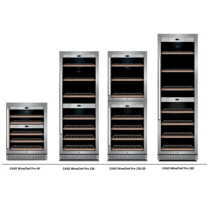 Фото Шкаф винный CASO — арт. WineChef Pro 126-2D 2