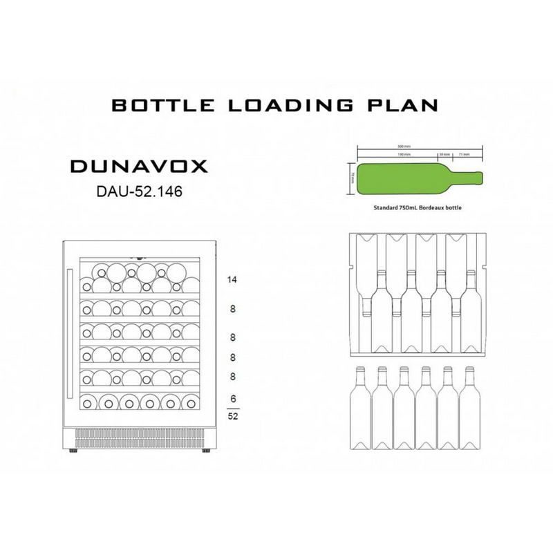 Фото Шкаф винный Dunavox DAU-52.146W 1