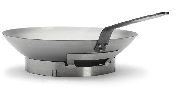 Фото Сковорода WOK De Buyer White steel D 355 мм, H 85 мм — арт. 5114.35 2