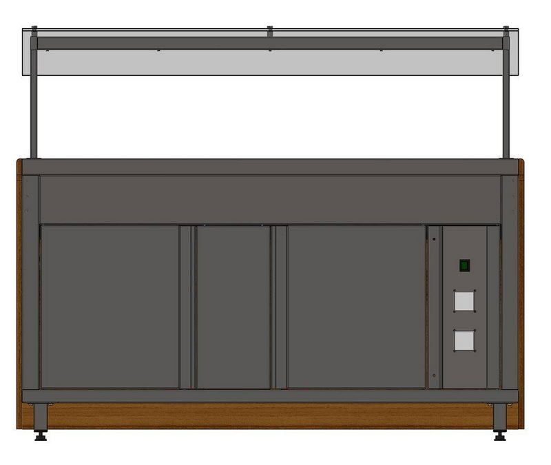 Фото Прилавок нейтральный Refettorio Capital RN13A 1505x700x1255(860) мм Refettorio — арт. 000010629 3