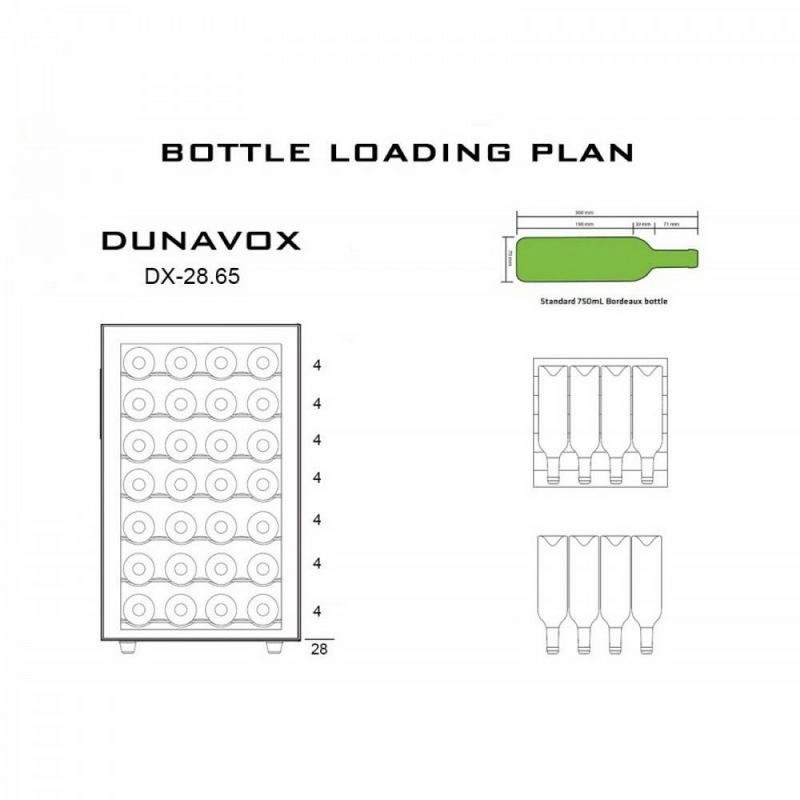 Фото Шкаф винный Dunavox DX-28.65C 9