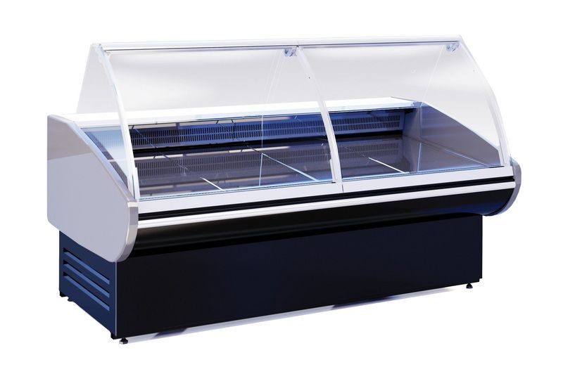 Витрина универсальная CRYSPI Н 1250 с боковинами
