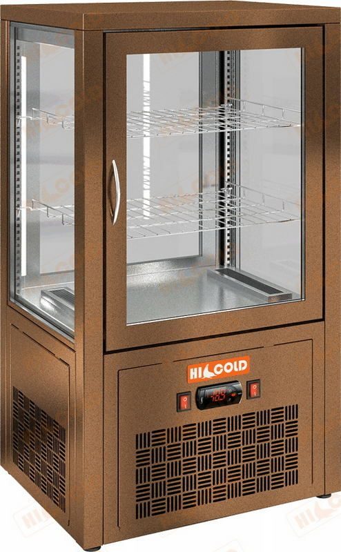 Витрина холодильная HICOLD VRC T 70 BRONZE