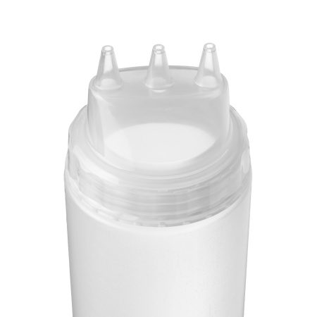 Фото Емкость для соуса Gastroplast 750 мл, D 70 мм, H 270 мм, 3 носика, прозрачная артикул 79222 1