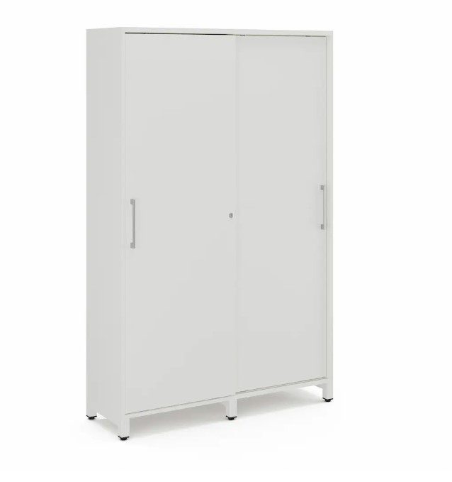 Гардеробный шкаф купе КОБОР white/premium
