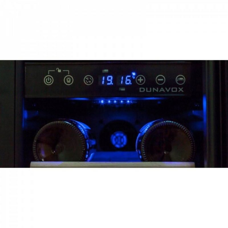 Фото Шкаф винный Dunavox DX-17.58DBK/DP 3