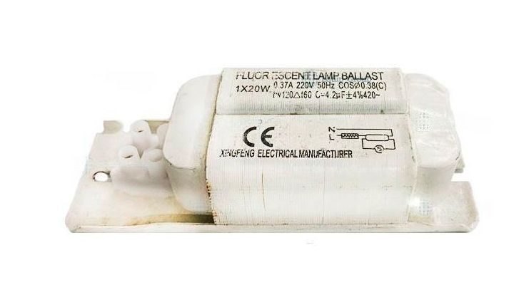 Дроссель 1x20W для лампы HURAKAN HKN-MID
