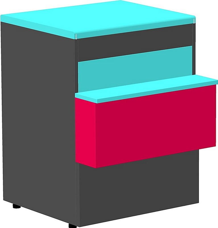 Прилавок кассовый Enteco master НЕМИГА CUBE РС-600