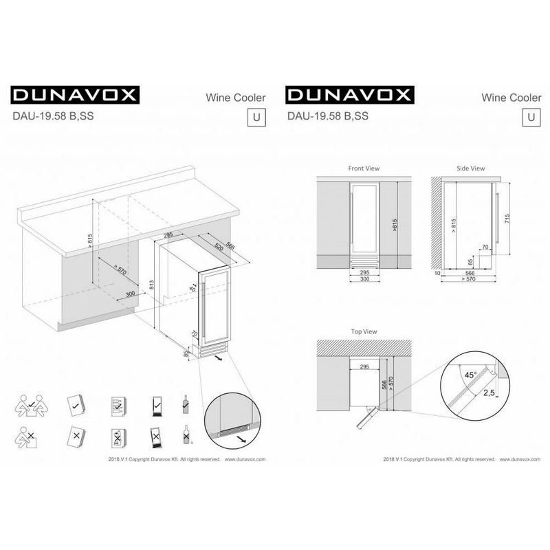 Фото Шкаф винный Dunavox DAU-19.58B 6