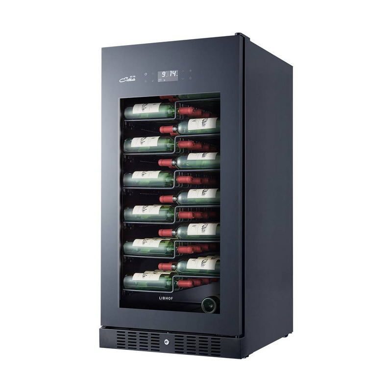 Фото Шкаф винный Libhof ET-70 black — арт. libet70b 5
