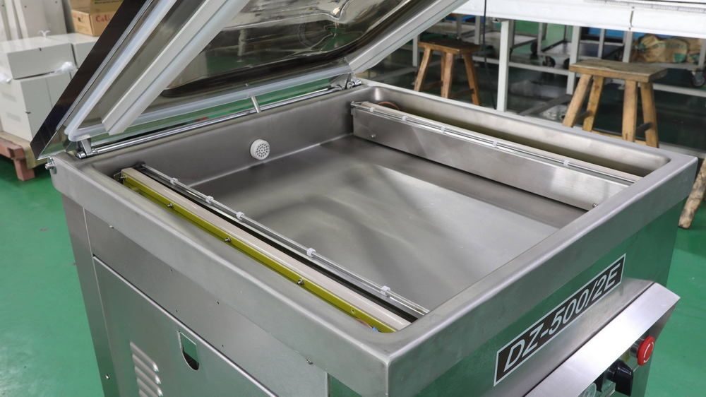 Фото Упаковщик однокамерный Hualian Machinery DZQ-500/2E (нерж., газ) 13