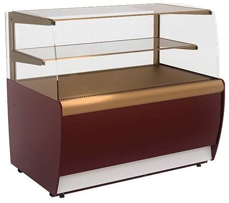 Витрина кондитерская Kayman МИНИ K-ВК-1300 бронза