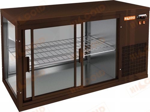 Витрина холодильная HICOLD VRL 1100 R BROWN