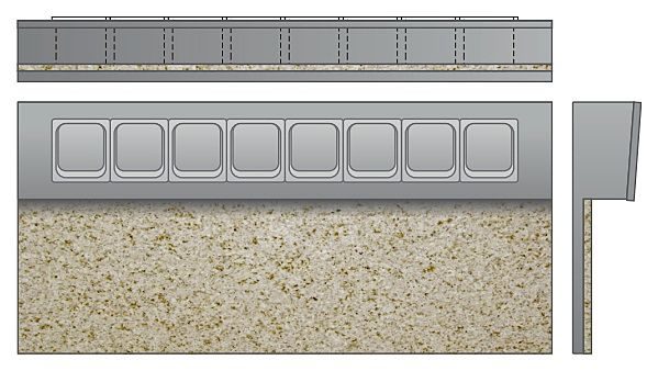 Фото Стол для пиццы ТММ СХСК-П-1/1Д (945х700х1000) 1