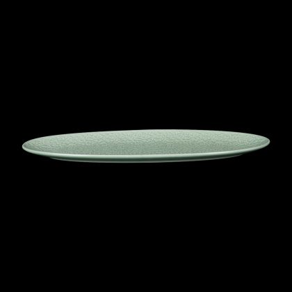 Фото Блюдо овальное Corone Nori 14'' 356х114х21 мм, зеленый [LQ-QK15295-GRE] — арт. фк5630 2