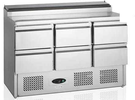 Стол холодильный TEFCOLD SS1435-6D