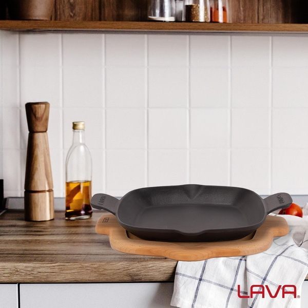 Фото Сковорода LAVA ECO 1,4 л, L 260 мм, B 260 мм, H 31 мм с подставкой, без — арт. LV ECO P TV 2626 K4 1